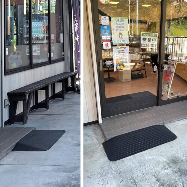 Threshold Ramp Durable Solid Rubber with Anti-Slip Surface - Image 5